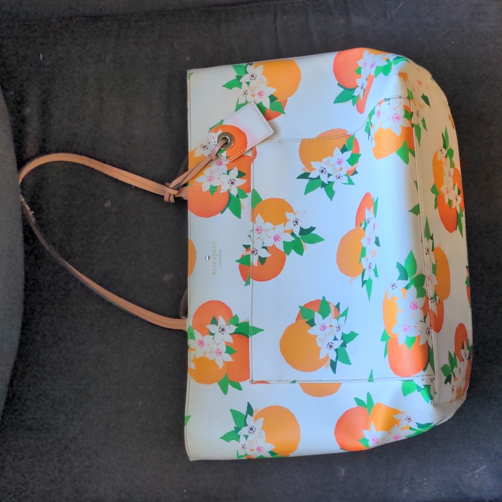 Kate spade harding street oranges riley tote bag